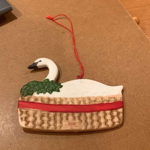 1984 Gordon Fraser Swan Xmas Ornament - Picture 3 of 4